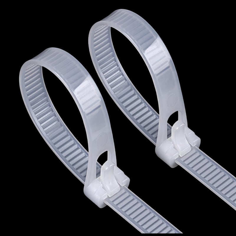 HOTUN Zip Ties (White, 12 Inch) - Image 3